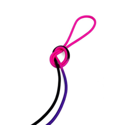 Gymo Sports Pro Series Cimnastik İpi Siyah&F.Pembe&Mor