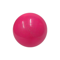 Gymo Cimnastik Topu 16cm Simli Neon Pembe