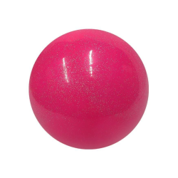 Gymo Cimnastik Topu 16cm Simli Neon Pembe