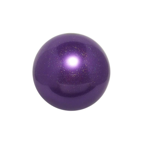 Gymo Cimnastik Topu 18cm Simli Mor