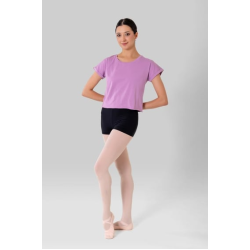 Gymo Crop Top T-Shirt Lila