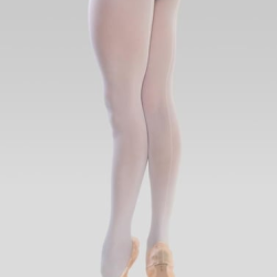 Gymo Dancewear Arkası Çizgili Beyaz Bale Çorabı