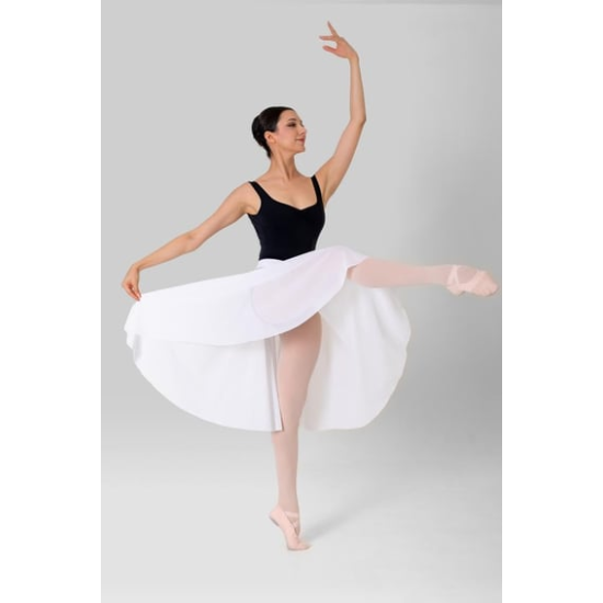 Gymo Dancewear Bale Eteği Aris White