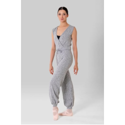 Gymo Dancewear Kruvaze Warm Up Tulum Gri