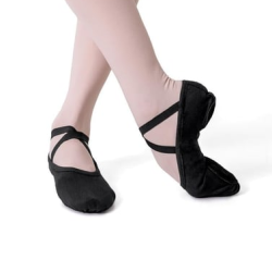 Gymo Dancewear Super Stretch Bale Patiği Siyah