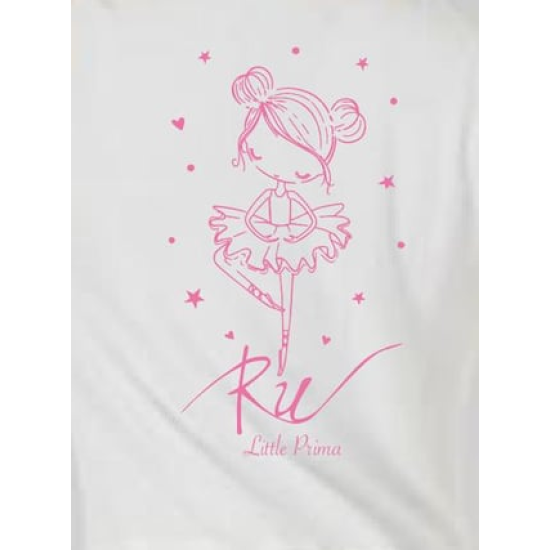 Gymo Dancewear Warm Up Kısa Tulum Beyaz