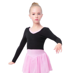 Gymo Dancewear Warm Up Üst Astra Junior Siyah