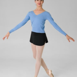 Gymo Dancewear Warm Up Üst Astra Mavi