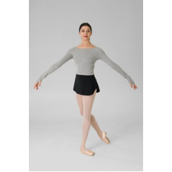 Gymo Dancewear Warm Up Üst Woolie Gri