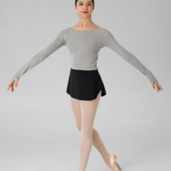 Gymo Dancewear Warm Up Üst Woolie Junior Gri