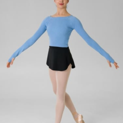 Gymo Dancewear Warm Up Üst Woolie Junior Mavi