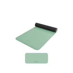 Gymo Ekolojik 6mm TPE Yoga Matı Pilates Minderi Diz Dirsek Koruyucu Matlı Set Açık Yeşil