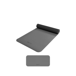 Gymo Ekolojik 6mm TPE Yoga Matı Pilates Minderi Diz Dirsek Koruyucu Matlı Set Gri