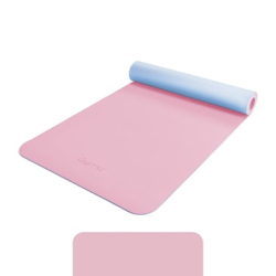 Gymo Ekolojik 6mm TPE Yoga Matı Pilates Minderi Diz Dirsek Koruyucu Matlı Set Pembe