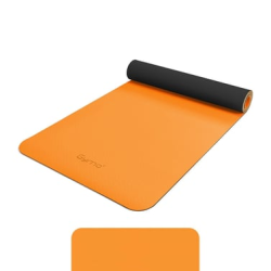 Gymo Ekolojik 6mm TPE Yoga Matı Pilates Minderi Diz Dirsek Koruyucu Matlı Set Turuncu