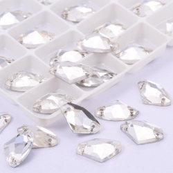 Gymo Premium Dikme Kristal AX Shape 12*19mm Crystal 28 Ad.