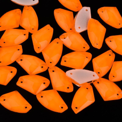 Gymo Premium Dikme Kristal AX Shape 9*14mm N05 Orange Neon 45 Ad.