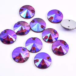 Gymo Premium Dikme Kristal Round Rivoli 8mm P43 Light Amethyst AB 84 Ad.