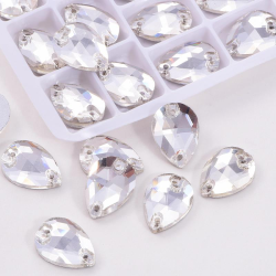 Gymo Premium Dikme Kristal Teardrop 13*18mm Crystal 20 Ad.