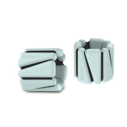 Gymo Pro Series Ayarlanabilir Silikon Bilek Ağırlığı 2x1kg Üçgen Nane Yeşili