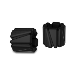 Gymo Pro Series Ayarlanabilir Silikon Bilek Ağırlığı 2x500gr Üçgen Siyah