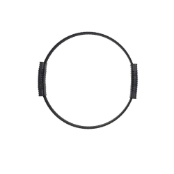 Gymo Pro Series Silikon Pilates Egzersiz Çemberi 34cm Siyah