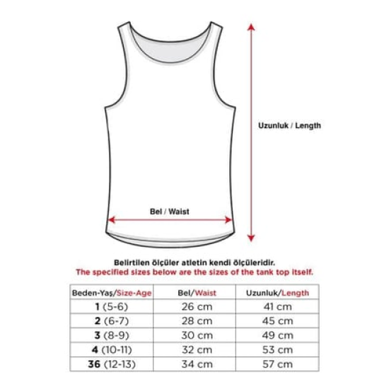 Gymo Sports Pamuklu Atlet