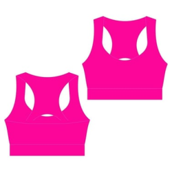 Gymo Sports Polyamid Pencereli Büstiyer F. Pembe