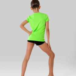 Gymo Sports Siyah Biyeli Taşlı Şort