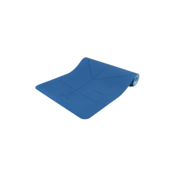 Gymo UltraGrip Hizalamalı 6mm TPE Yoga Matı Pilates Minderi Mavi