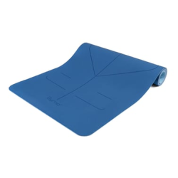 Gymo UltraGrip Hizalamalı 6mm TPE Yoga Matı Pilates Minderi Mavi
