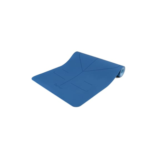 Gymo UltraGrip Hizalamalı 6mm TPE Yoga Matı Pilates Minderi Mavi