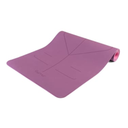 Gymo UltraGrip Hizalamalı 6mm TPE Yoga Matı Pilates Minderi Mürdüm