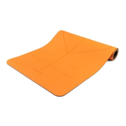 Gymo UltraGrip Hizalamalı 6mm TPE Yoga Matı Pilates Minderi Turuncu