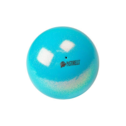 Pastorelli High Vision Ball 18cm Simli Ritmik Cimnastik Topu Light Blue