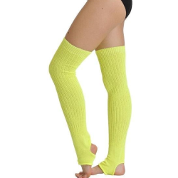 Pridance Bacak Isıtıcı 70 cm Fosforlu Sarı 3098